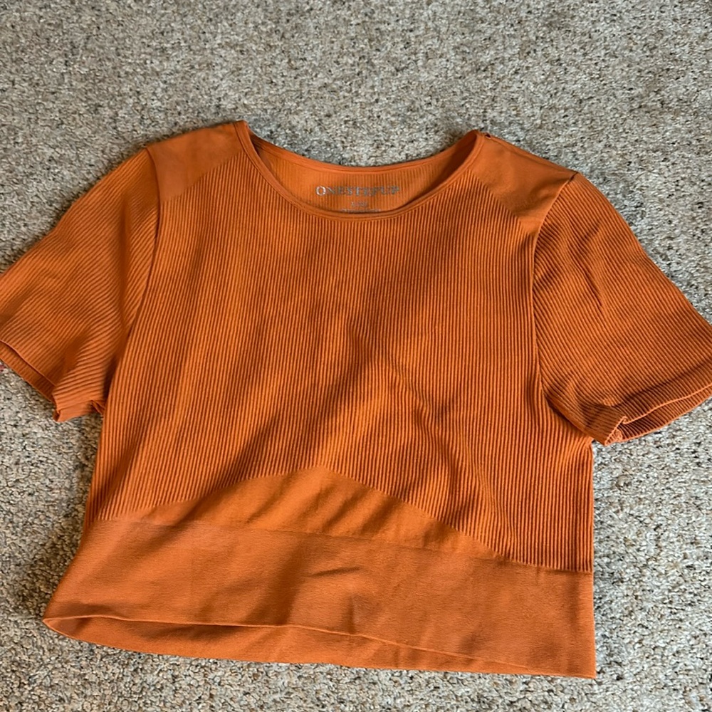 Orange Crop Top